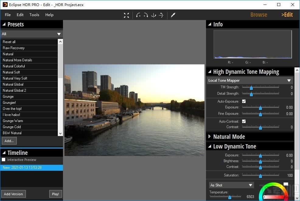 InPixio Eclipse HDR PRO下载,图片HDR软件,图像处理,hdr软件